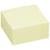 Notes Kub, 75x75mm, gul, 400bl