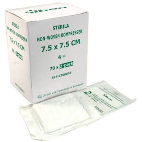 Kompress NW Steril 7,5x7,5cm 2-p 140/fp