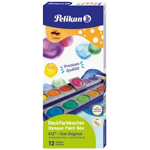 Deckfarbkasten Pelikan 735K/12, 12 Farben