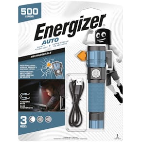 Taschenlampe Energizer Auto-Notfalllampe, blau, wiederaufladbar