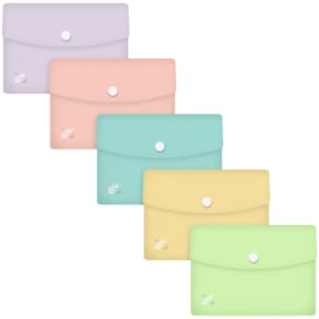Brieftasche Oxford PP, A6, pastell sortiert