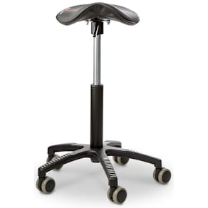 Sadelstol GET UP SADDLE konstläder svart