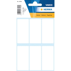 Herma etiket manuel 26x54 hvid (42)