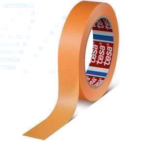 Afdækningstape tesa 4342, 25mm x 50m, akryl, orange, pk á 6