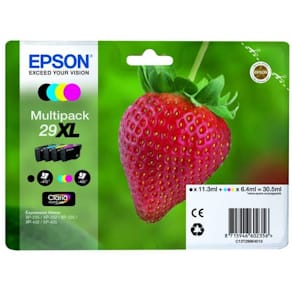 Tintenpatronen Epson 29XL Multipack, schwarz, cyan, magenta, gelb