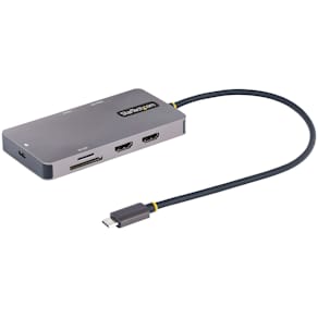 StarTech.com USB C-multiportadapter, dubbel HDMI-video, 4K