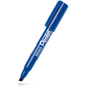 Markør Pentel Recycology 4-6 mm skrå, blå, 12 stk