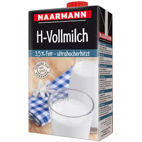 H-Milch Naarmann, 3,5% Fett, 12x1L