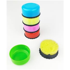 Schwammdose Läufer, Weichplastik, sortiert