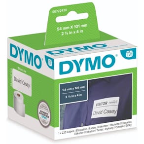 Versandetiketten DYMO LabelWriter, 101 x 54 mm, weiß