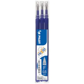 Refill PILOT Frixion 0,5mm blå 3/fp