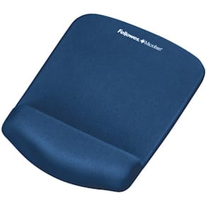 Handgelenkauflage Fellowes PlushTouch, mit Mauspad, blau
