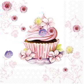 Motivserviette Ambiente Muffins, 33 x 33 cm