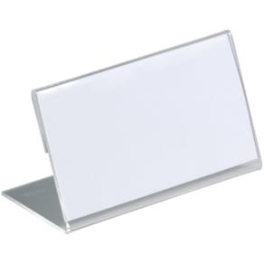 Tischschild Durable, 10 St., transparent