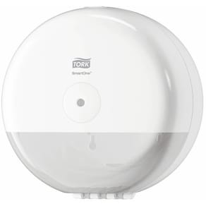 Toiletpapirdispenser Tork SmartOne Mini T9, enkeltaftræk, hvid