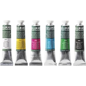 Tempera-Farbe LUKAS, 19 ml, Set 6 St.