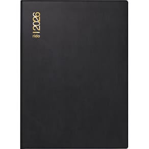 Taschenkalender RIDO Technik II, Kunststoff, schwarz