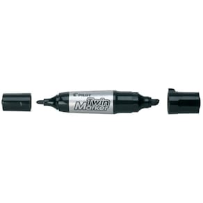 Märkpenna PILOT Twin Marker jumbo svart