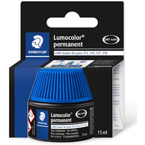Tinten-Nachfüllstation STAEDTLER Lumocolor, blau, 15 ml