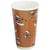 Kaffebæger dobbeltvæg brun kraft 47 cl/16 oz, papir+PE, 500 stk