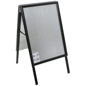 Gatuställ Alu-Blackline 50x70 svart