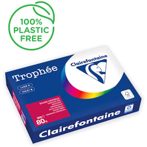 Kopierpapier Clairefontaine Trophee A4 80 g/m² 500 Blatt ki.rot