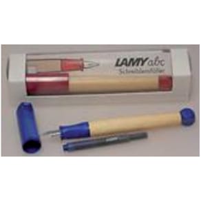Füllhalter LAMY abc, Feder A, blau, natur (Holz)