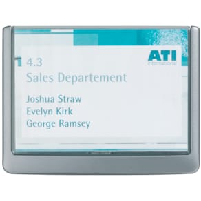 Türschild Durable CLICK SIGN, graphit