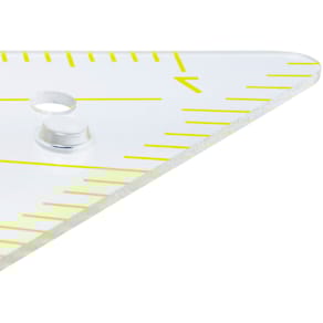 Wandtafel-Geodreieck Aristo, Kunststoff, 45°