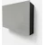 Förvaringsbox Lintex Mood, betonggrå glas/svart aluminium