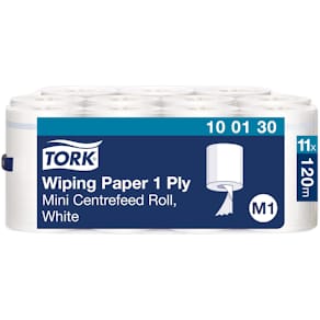 Torkrulle TORK Mini Advanced M1, centermatad, 1-lag, Ø14cm, 120m
