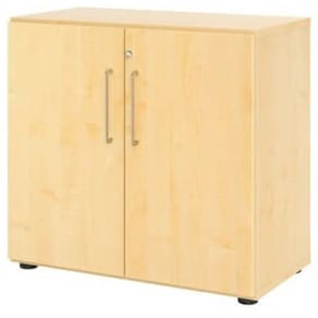 Flügeltürenschrank HAMMERBACHER 928T2, Ahorn, 80x42x74,6 cm