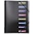 Projektmapp EXACACOMPTA PP-plast A4, 8 fickor, 250ark, svart