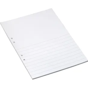 Arbetsblad A4 ½ sida linj 500f