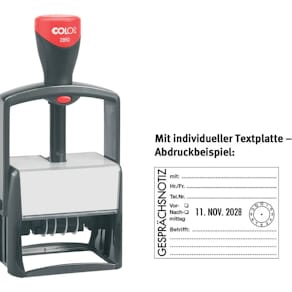 Selbstfärbestempel COLOP Classic Line 2860, mit Platte