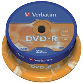 DVD-R Verbatim, 25er Spindel