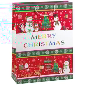 Geschenktragetasche ZÖWIE, Weihnachten, Kind, bunt