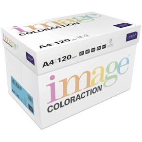 Farvet kopipapir Image 120 g A4 dyb turkis, FSC, 250 ark