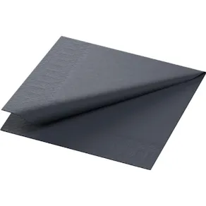 Servett 3-lags 24x24cm svart, 250st