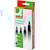 Flipchartmarker Q-CONNECT, 2-3 mm, ronde punt, met clip, geass. 4