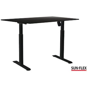 Bord SUN-FLEX II höj/sänk 120x80 sva/sva