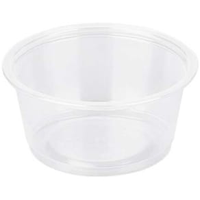 Dressingbæger 2 oz PP transparent Ø62, 250 stk