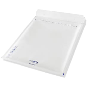 Boblepose 19/J hvid 320x455, kort side, peel&seal, FSC, 50 stk