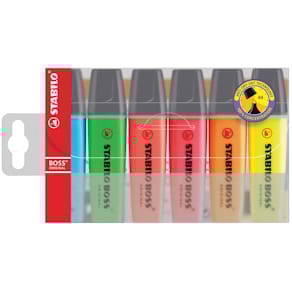 Markeerstift STABILO BOSS ORIGINAL, etui van 6 stuks