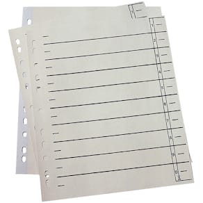 Trennblatt A4 Überbreit, 100 Stück, chamois