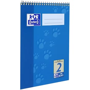 Spiralblock Oxford, A5, 40 Blatt, liniert, sortierter Einband