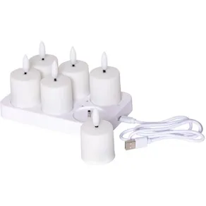 Värmeljus STAR T LED laddstation 6 ljus
