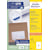Etiket Avery Zweckform 3655, universeel, Ultragrip, wit, 100 v.