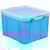 Opbergdoos Really Useful Box 35 liter, transparant helblauw