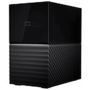 WD My Book Duo WDBFBE0160JBK - Hårddiskarray - 16 TB - 2 fack